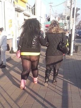 Встретились две подруги: