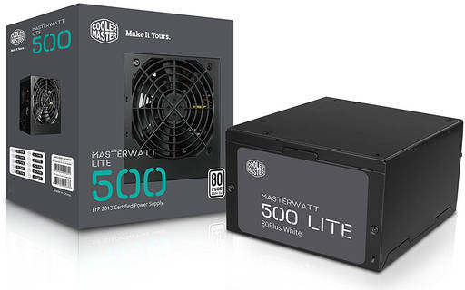 MasterWatt Lite 230V 500W - достаточно мощный блок питания по мнению gamer.ru.