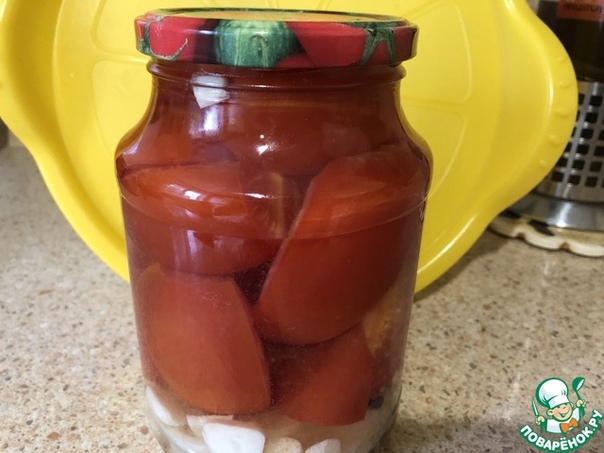 Помидоры половинками на зиму