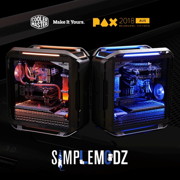 Игровые модули Cooler Master, тематические сборки Cosmos C700P и моддинги от SimpleModz, и многое другое на PAX Australia 2018! Узнайте больше  #PAXAUS2018 #PAXAUSCoolerMaster #RTX2080