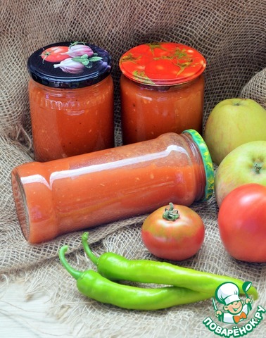 Томатно-яблочный соус