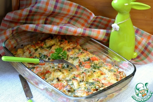 Запеканка с мясом индейки