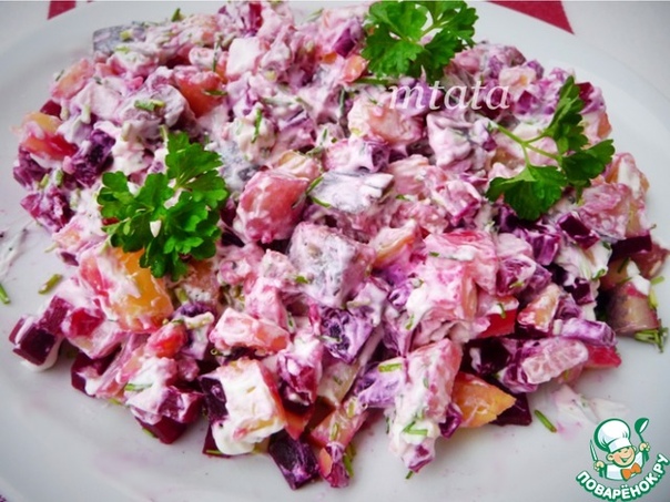 Сельдь со свеклой по-новому