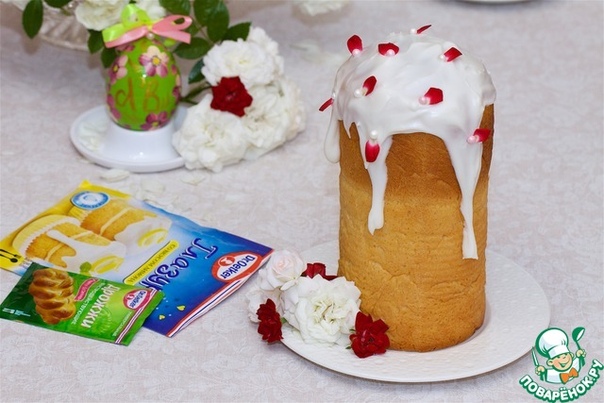 Кулич нежный и влажный