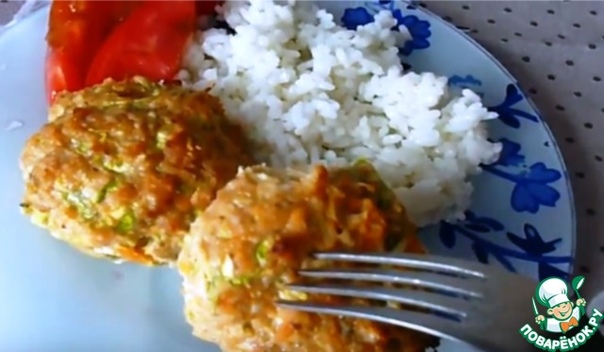 Тефтели с кабачком 