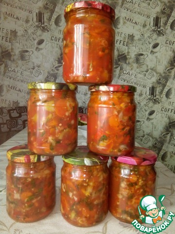 Салат болгарский на зиму