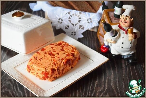 Закусочное масло с вялеными томатами