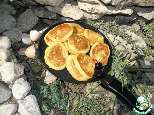 Оладьи на кислом молоке