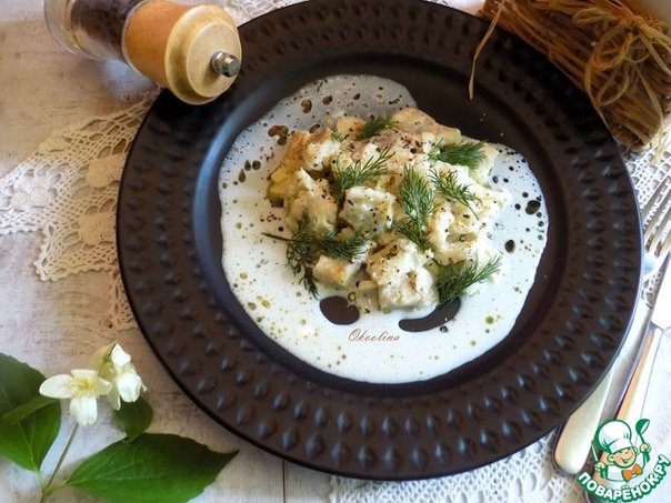 Минтай в сливочном соусе