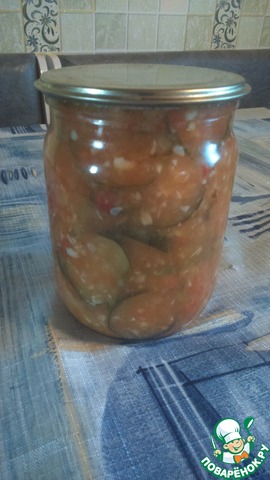 Салат из огурцов на зиму