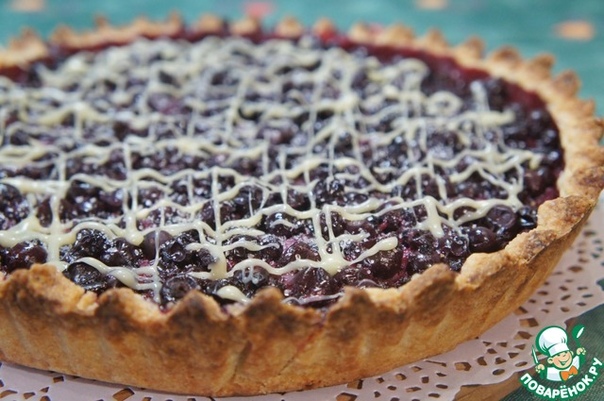 Тарт с черной смородиной