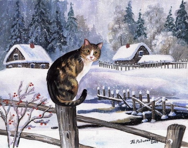 Снег летит, совсем не тает, 