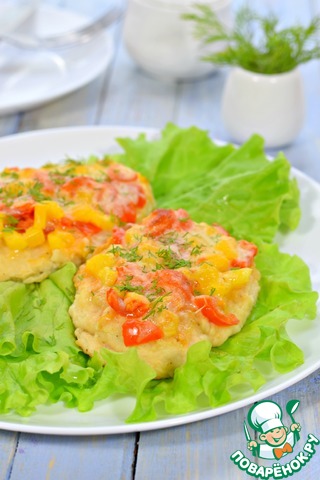 Филе куриное с овощами и сыром