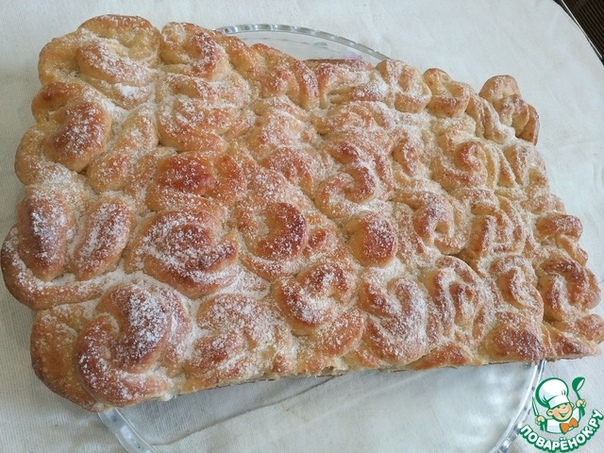 Отрывной творожный пирог 
