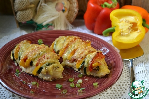 Фаршированная куриная грудка 