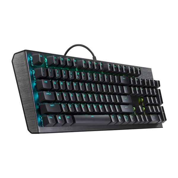 Клавиатура Cooler Master CK550 имеет отличный дизайн с отделкой из шлифованного алюминия, модную конструкцию 