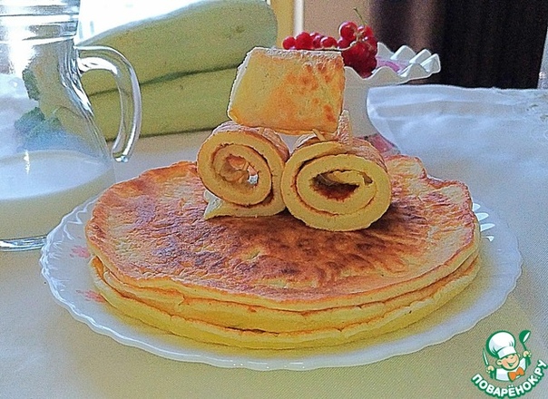 Кабачковые блины на скисшем молоке