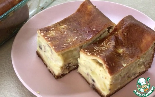 Быстрый пирог со свежемороженой скумбрией