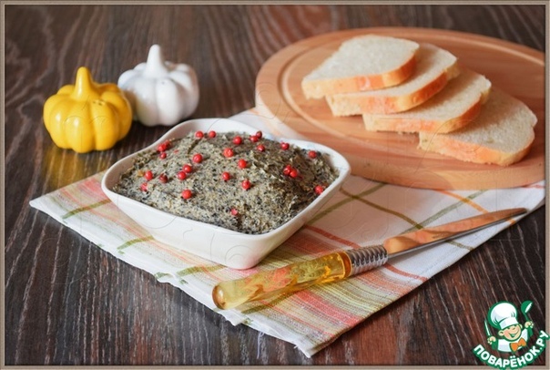 Паштет из копченого сыра и нори