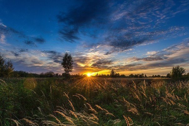 Последний летний закат. Республика Марий-Эл