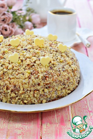 Торт с грецким орехом