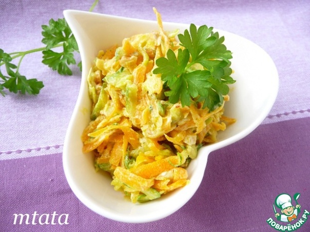 Закуска из моркови и цуккини