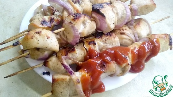 Куриный шашлык в духовке