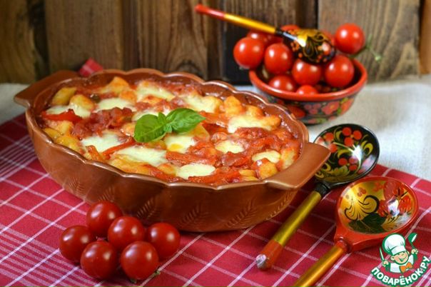 Запеченные картофельные ньокки