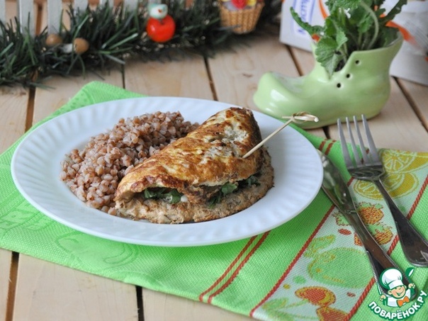 Мясной бризоль с овощами