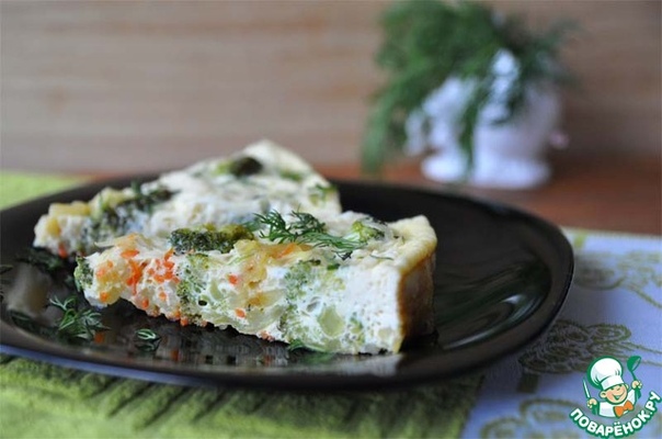 Омлет с овощами 