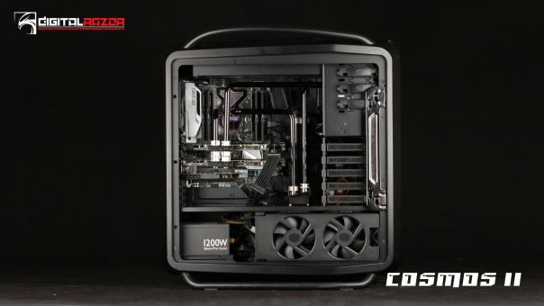 Система из линейки #Godlike_Edition собранная в корпусе Cooler Master Cosmos II!
