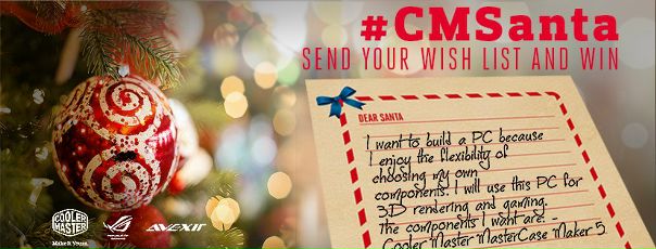 Напишите письмо #CMSanta и получите шанс выиграть ПК вашей мечты! 