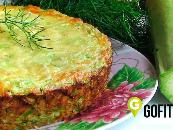 Кабачковая запеканка с творогом 