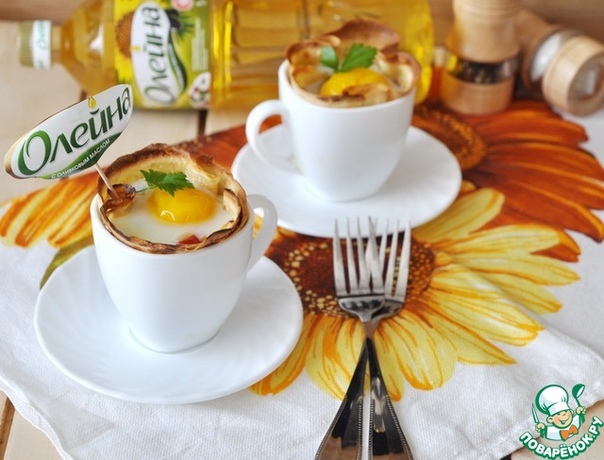 Блины с яичницей по-баскски