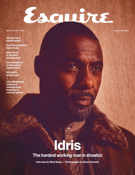 Esquire сделал классную фотосессию для одного из самых брутальных актеров Голливуда — Идриса Эльбы