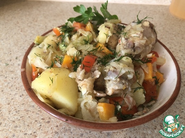 Рагу с курицей