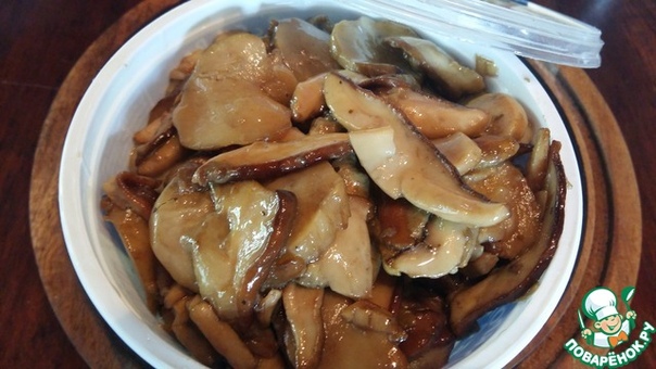 Заготовка на зиму белых грибов