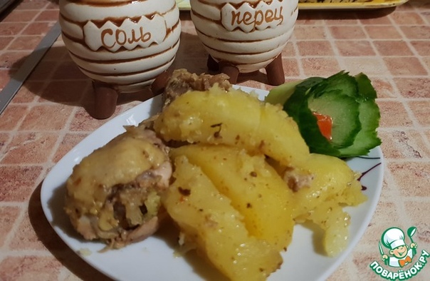 Курица с картофелем 