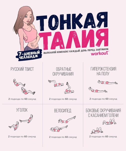 6 лучших упражнений для тонкой талии 
