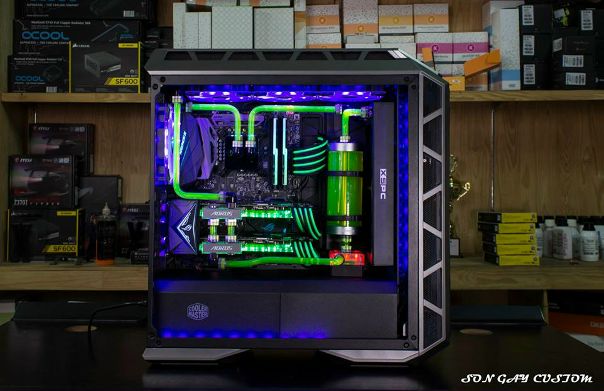 H500P в зеленом и фиолетовом цвете от Sn Gy Custom. Нравится