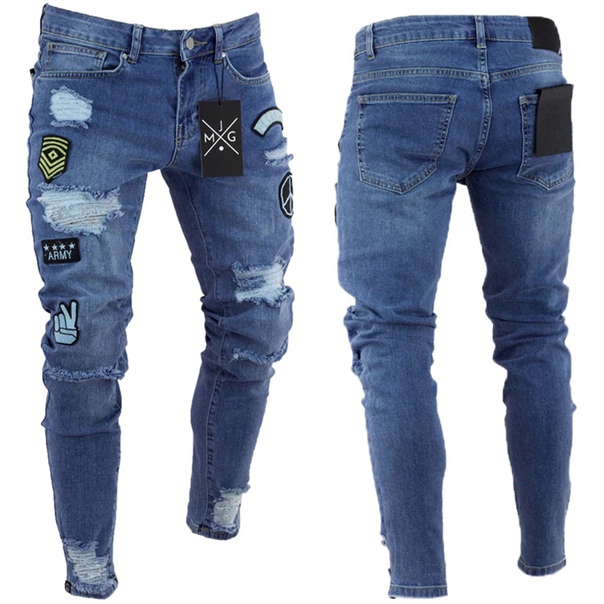 Европейский и американский стиль эластичные джинсы 