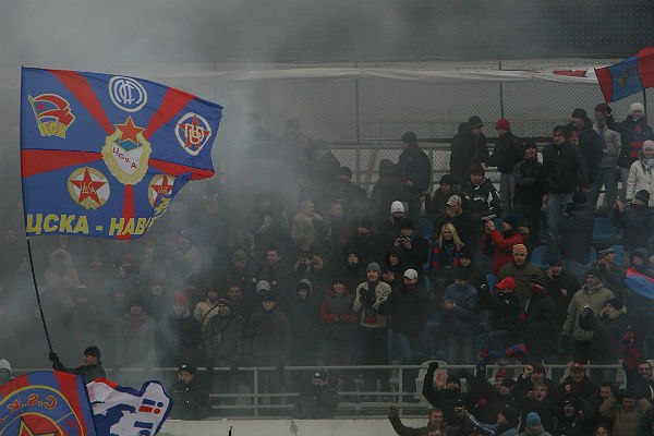 Семь фанатов ЦСКА получили запрет на посещение футбольных матчей 