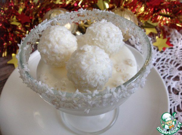 Белоснежный десерт «Снежок»