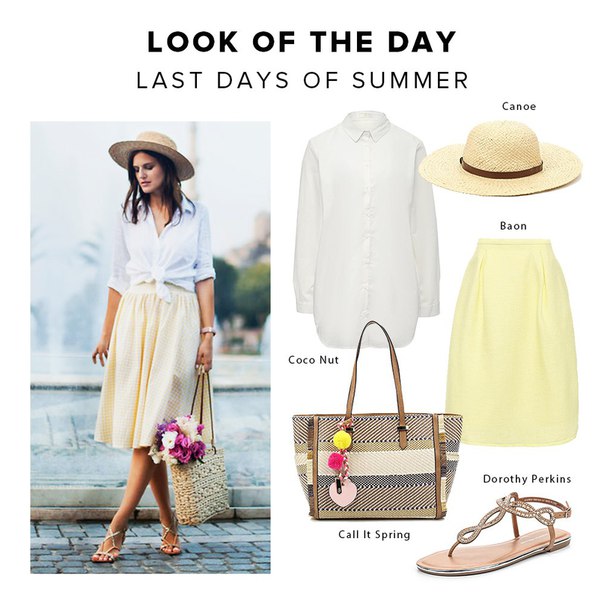 LOOK OF THE DAY: Last days of summer 
