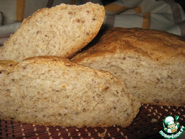 Круглый домашний хлеб