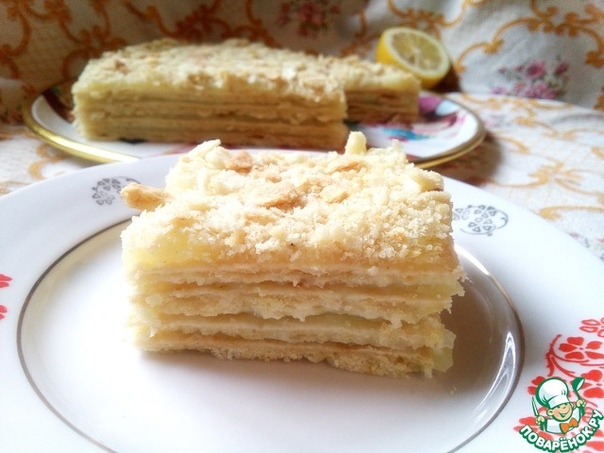 Постный лимонный торт 