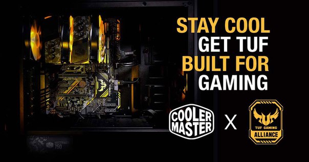 Cooler Master совместно с TUF Gaming предлагают вам специальный выпуск продуктов серии TUF для сборки неповторимой игровой системы.