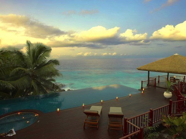 Вид из отеля Fregate Island Private, Сейшельские острова