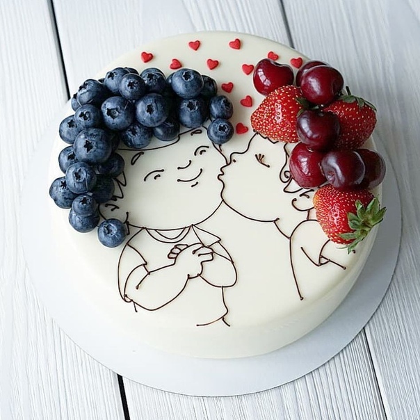 Прелестный романтический тортик 