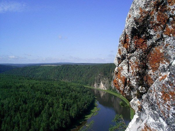 Река Чусовая, Урал.